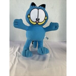 The Toy Factory‎ - Nickelodeon -  Garfield - Neon Blue Garfield Plush